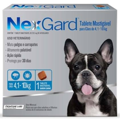 Nexgard 4,1 KG - 10 KG 01 Comprimido