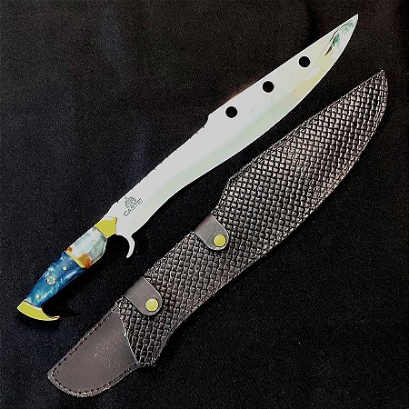 ESPADA AÇO INOX POLIDO 14 POLEGADAS ESPARTANA