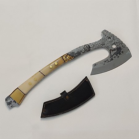 MACHADO AÇO INOX BRUT POLIDO 5,5 POLEGADAS PREMIUM VIKING