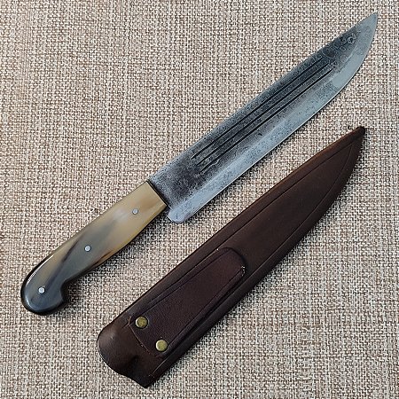 FACA TRADICIONAL AÇO CARBONO BRUTFORGE POLIDO 8,5 POLEGADAS BESOURO