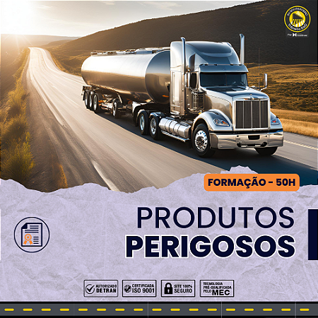 Curso online de MOPP Transporte De Produtos Perigosos