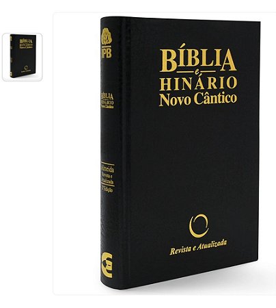 BIBLIA E HINÁRIO NOVO CÂNTICO CAPA DURA