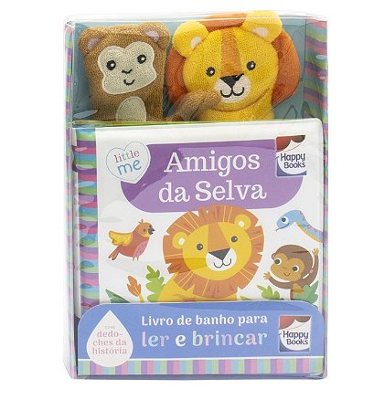 LIVRO BANHO AMIGOS DA SELVA