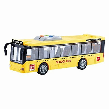 CARRO FICCAO ONIBUS C/ LUZ E SOM ESCOLAR