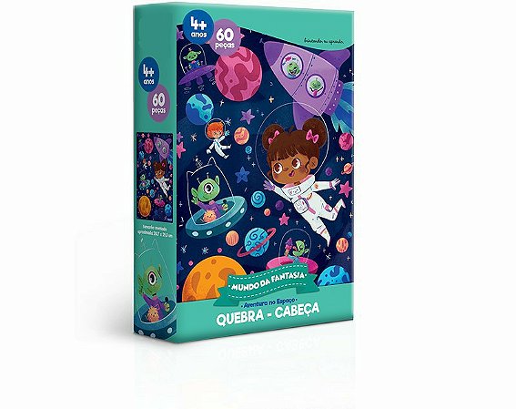 QUEBRA CABECA AVENTURA NO ESPACO 60 PECAS