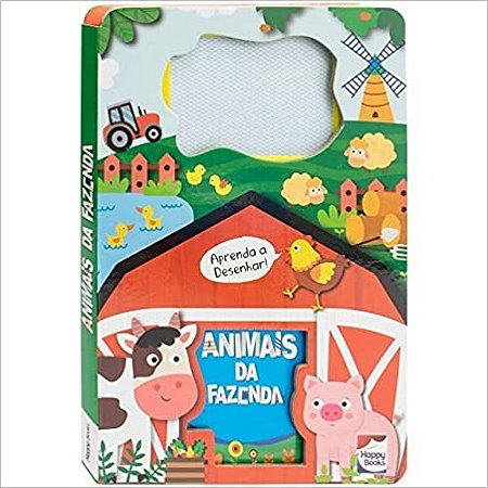 LIVRO LOUSA MAGICA ANIMAIS DA FAZENDA