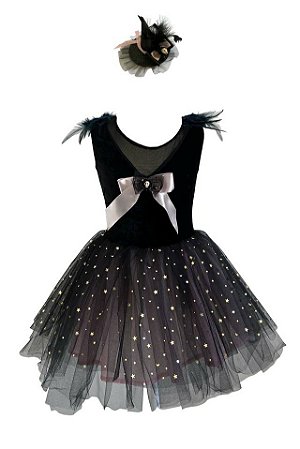 FANTASIA BRUXA PRETA HALLOWEEN