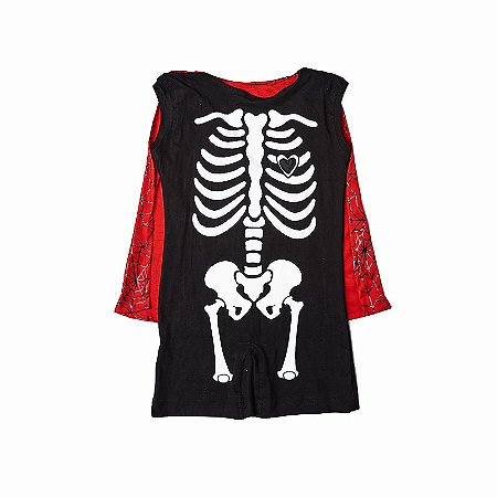 FANTASIA HALLOWEEN ESQUELETO EXCENTRICOLETO C CAPA