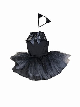 FANTASIA GATINHA HALLOWEEN