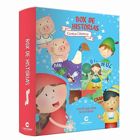 BOX DE HISTORIAS CONTOS CLASSICOS COM 6