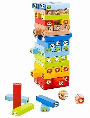 JOGO JENGA ANIMAIS