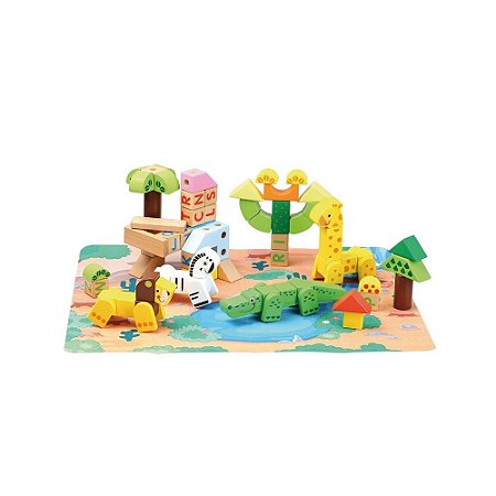 FLORESTA EM BLOCOS 80PC