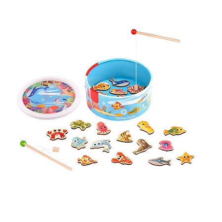 BRINCANDO DE PESCAR COM CAIXA