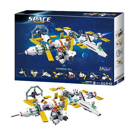 BLOCOS ASTRONAUTAS ESTACAO ESPACIAL 512PCS
