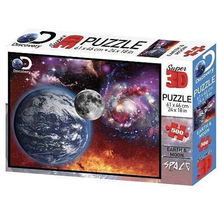QUEBRA CABECA 3D ESPACO 500PCS