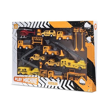 PLAY MACHINE PLAY SET CONSTRUCAO VEICULOS