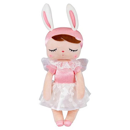 BONECA METOO ANGELA ANGEL 33CM ROSA 755