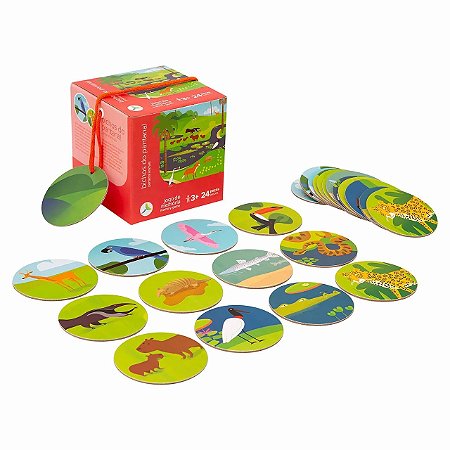 JOGO DE MEMORIA BICHOS DO PANTANAL