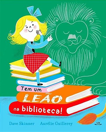 LIVRO TEM UM LEAO NA BIBLIOTECA