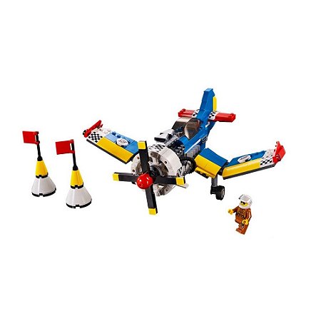LEGO AVIAO DE CORRIDA 3X1