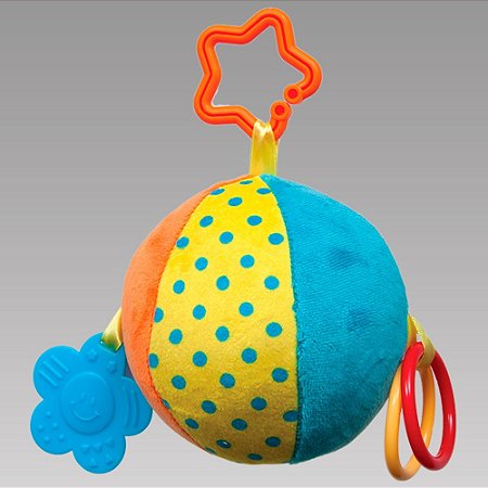BOLA PLUSH COM MORDEDOR