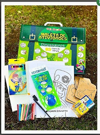 MALETA DO PEQUENO ARTISTA DINOSSAUROS 83 PCS