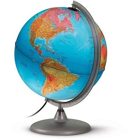 GLOBO ORION FSICO PORTUGUES COM LUZ DESMONT 30CM