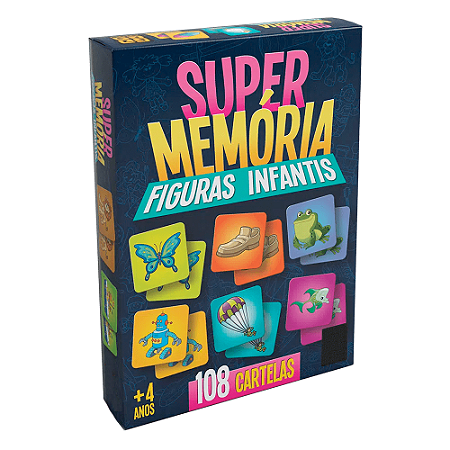 JOGO SUPERMEMORIA FIGURAS INFANTIS