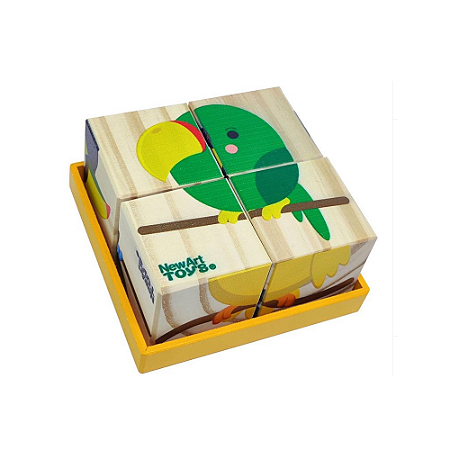QUEBRA CABECAS CUBOS AVES
