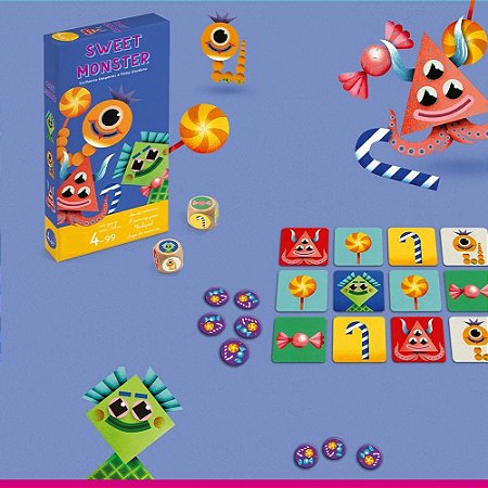 JOGO DA MEMORIA SWEET MONSTER
