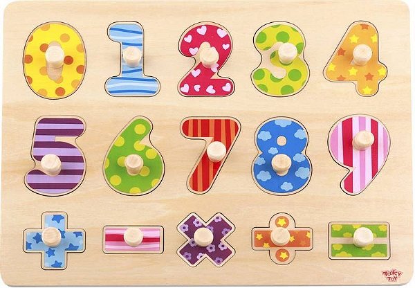 ENCAIXE NUMEROS COM PINO