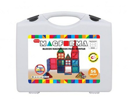 JOGO MAGNETICO CASTELO 56PCS FECHADAS