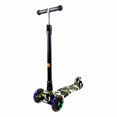 PATINETE FLASH RADICAL CAMUFLAGEM COM LUZ