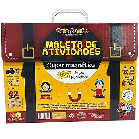 MALETA ATIVIDADES SUPER MAGNETICA 127 PCS