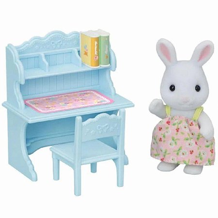 CONJUNTO ESCRIVANINHA  MENINA COELHO NEVE