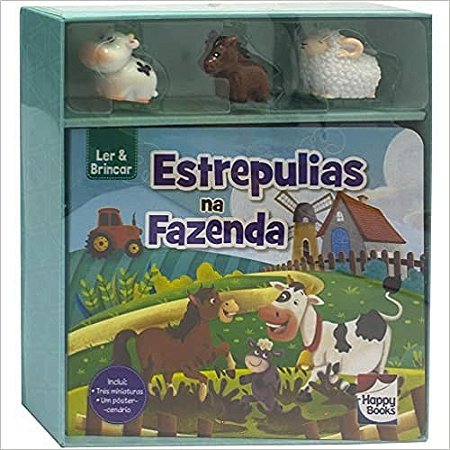 LIVRO LER BRINCAR ESTREPULIAS NA FAZENDA