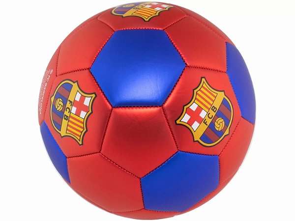 BOLA DE FUTEBOL N5 AZUL/VERMELA BARCELONA