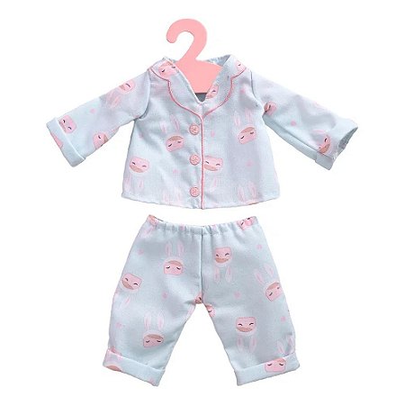 ROUPA DE BONECA PIJAMA GOOD NIGHT COM CABIDE 507