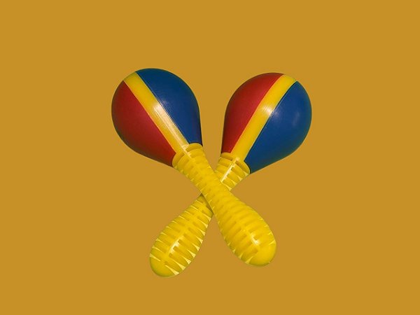 MARACAS DE PLASTICO PEQUENAS