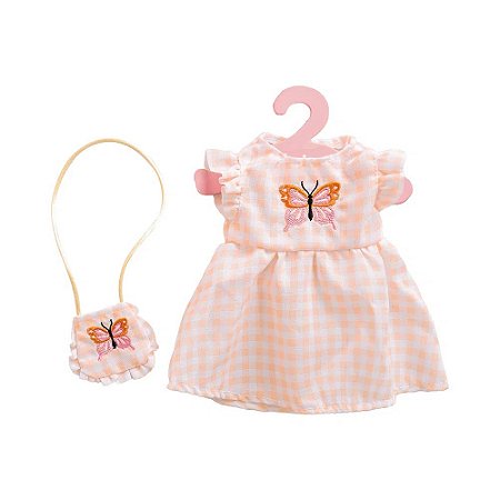 ROUPA DE BONECA CARAMEL COM CABIDE 964
