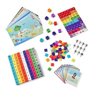 CUBOS MATEMATICOS NUMBER BLOCKS 1/10 MULTICORES