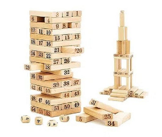 JOGO JENGA EQUILIBRIUM 54PCS