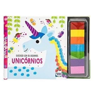 LIVRO  DIVERSAO COM OS DEDINHOS UNICORNIOS