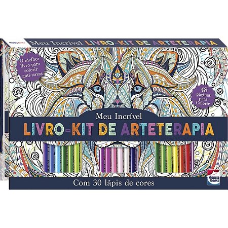 MEU INCRIVEL LIVRO DE ARTETERAPIA P/COLORIR