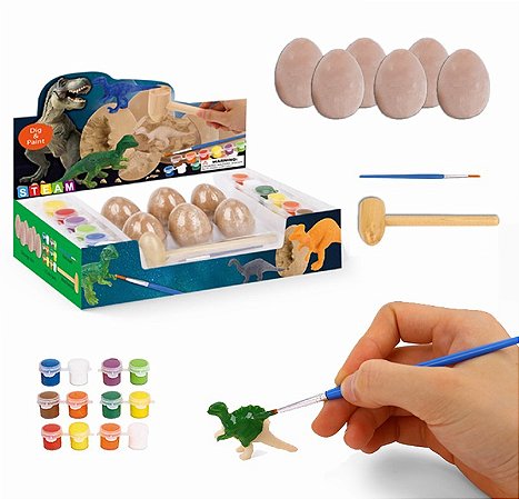 KIT ESCAVACAO OVOS DE DINOSSAURO