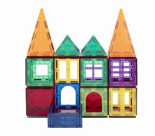 KIT CONSTRUCAO PECAS MAGNETICA 100PCS