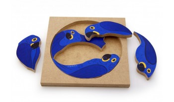 QUEBRA CABECA ARARA AZUL DO BRASIL