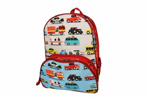 MOCHILA KIDS CARROS