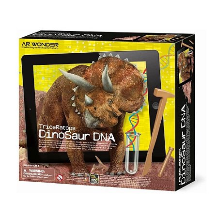 KIT DE ESCAVACAO TRICERATOPO DINO DNA