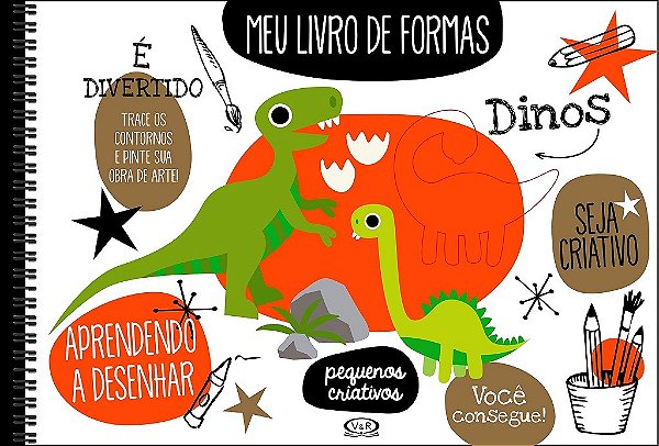 MEU LIVRO DE FORMAS DINOS